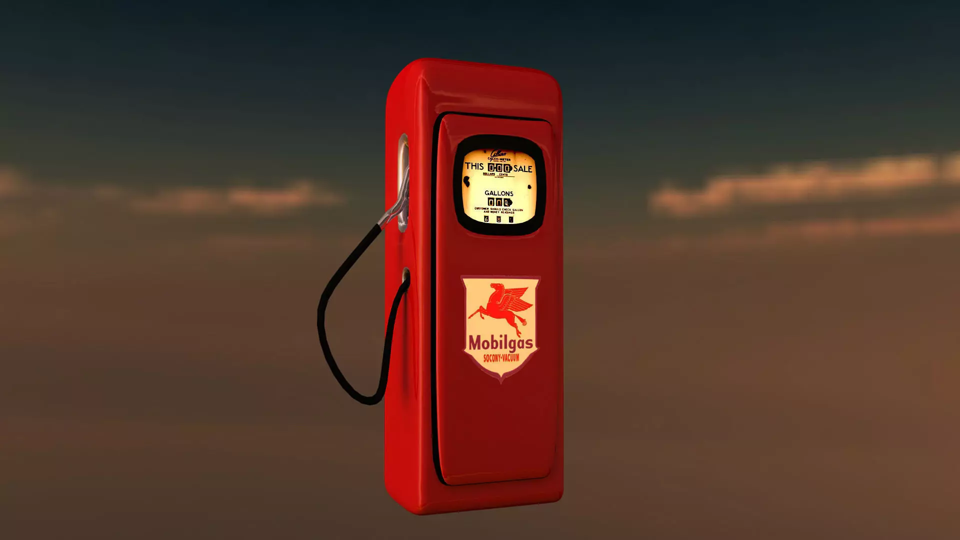 Gasoil pump Free 3D model_0