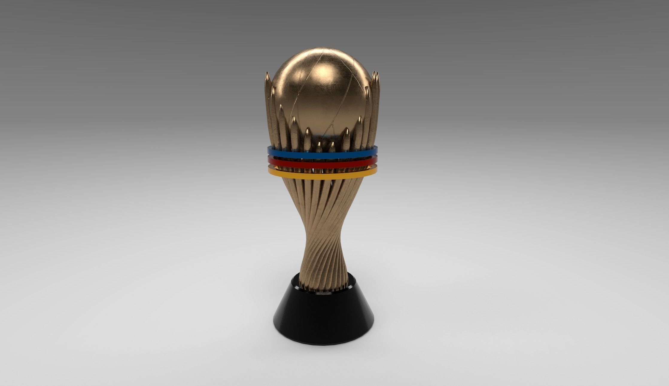 TROPHY soccer Free low-poly 3D model_3