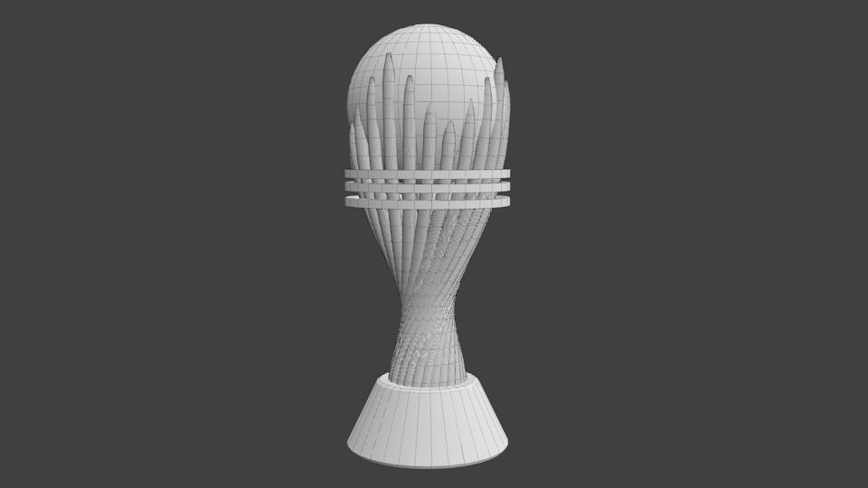 TROPHY soccer Free low-poly 3D model_4