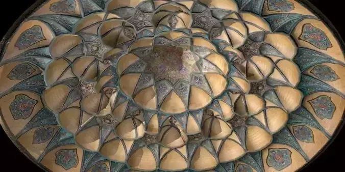 Isfahan Dome Low-poly 3D model