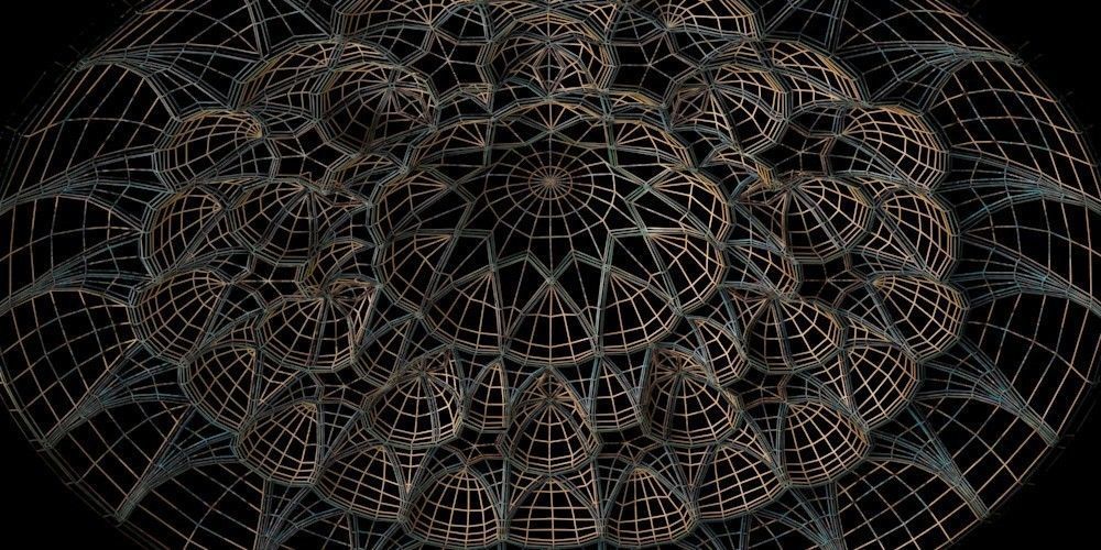 Isfahan Dome Low-poly 3D model_1