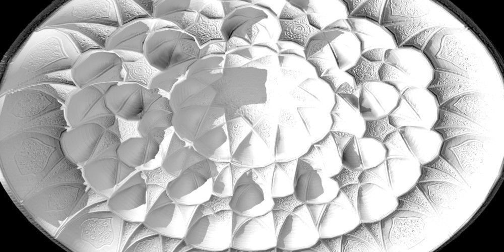 Isfahan Dome Low-poly 3D model_2