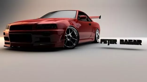 Nissan Skyline GT-R34 3D model