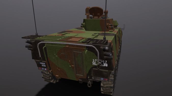 IFV VBCI PACK  Low-poly 3D model
