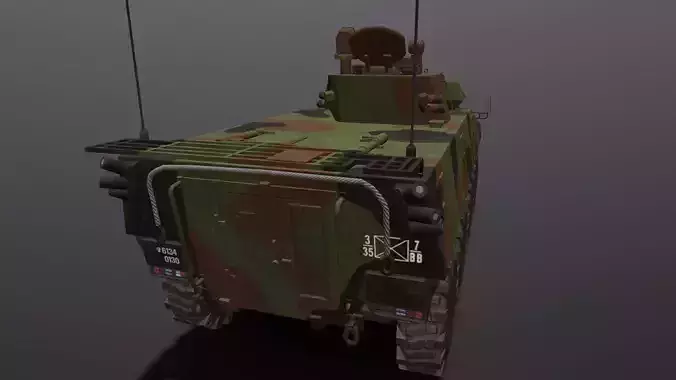 IFV VBCI PACK  Low-poly 3D model
