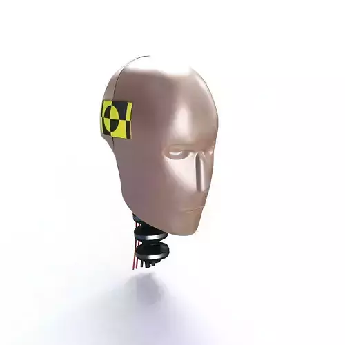Male Crash Test Dummy Head 3D model