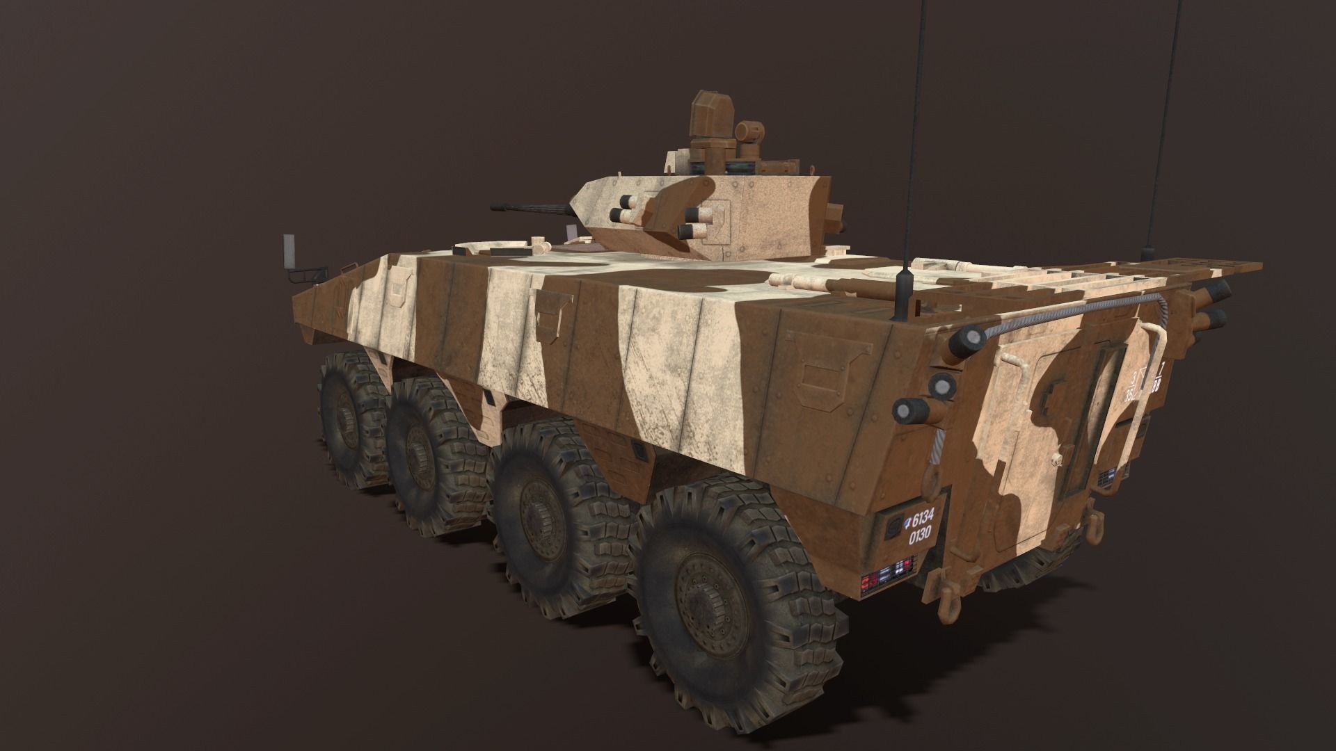 IFV VBCI  Low-poly 3D model_7