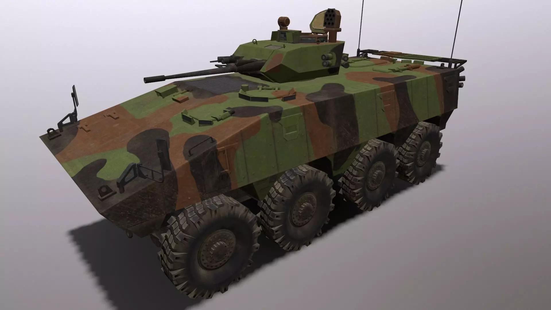 IFV VBCI  Low-poly 3D model_0