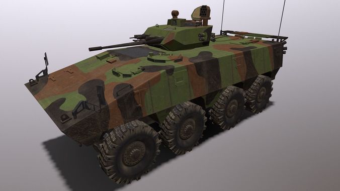 IFV VBCI  Low-poly 3D model