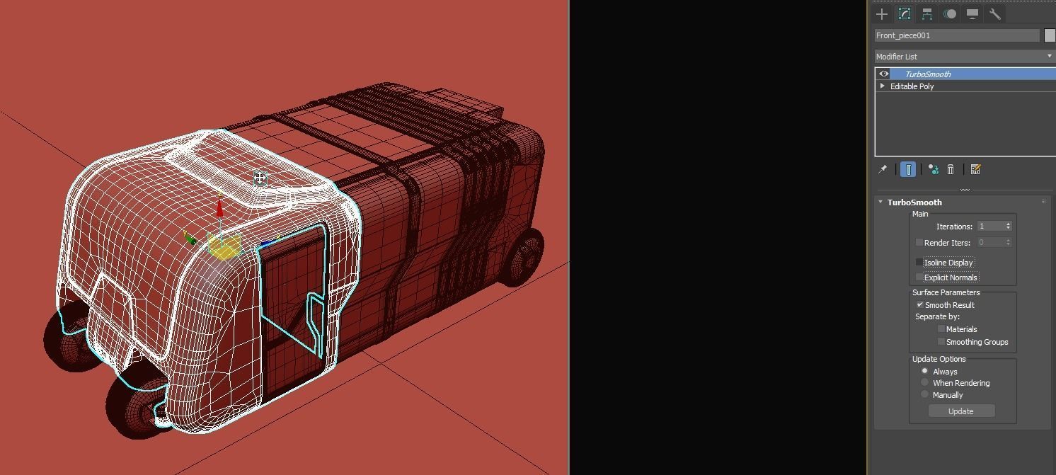 Bus - Concept of future transport system 3D model_7