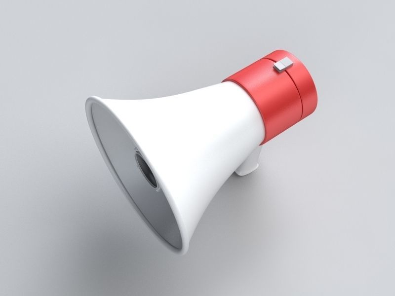 MEgaphone 3D model_1