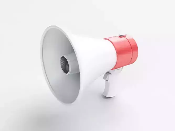 MEgaphone 3D model