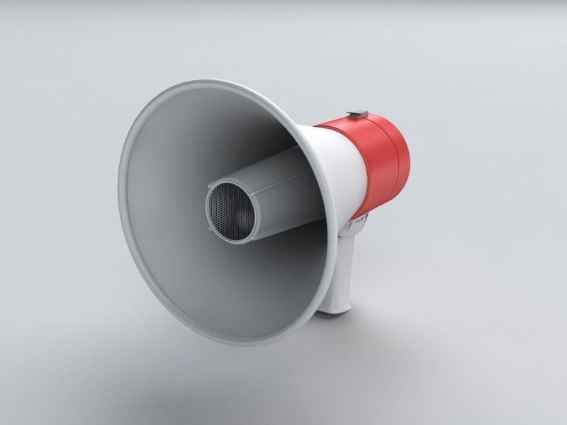 MEgaphone 3D model_2