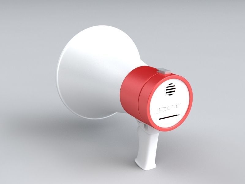 MEgaphone 3D model_3