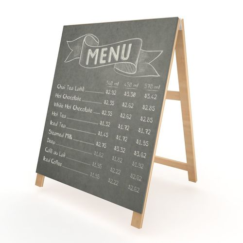  Menu Board 3D model