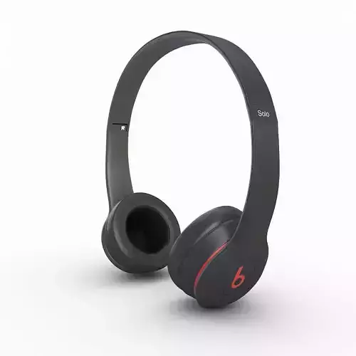 Monster Beats Solo HD 2 3D model