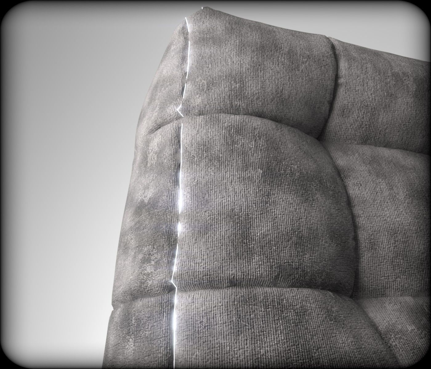 Chesterfield Ottoman Smoky Cube with Led Free 3D model_2