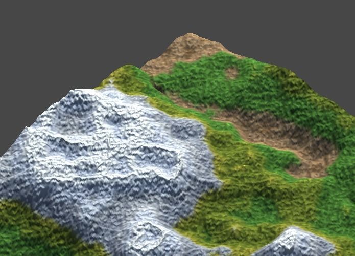 land2 two terrain 3D model_7