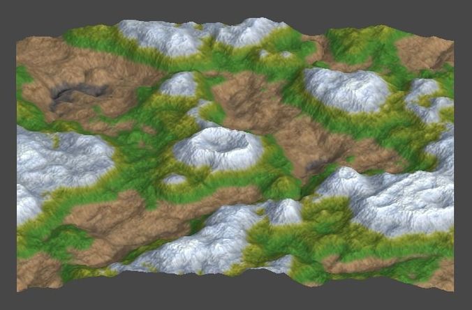 land2 two terrain 3D model