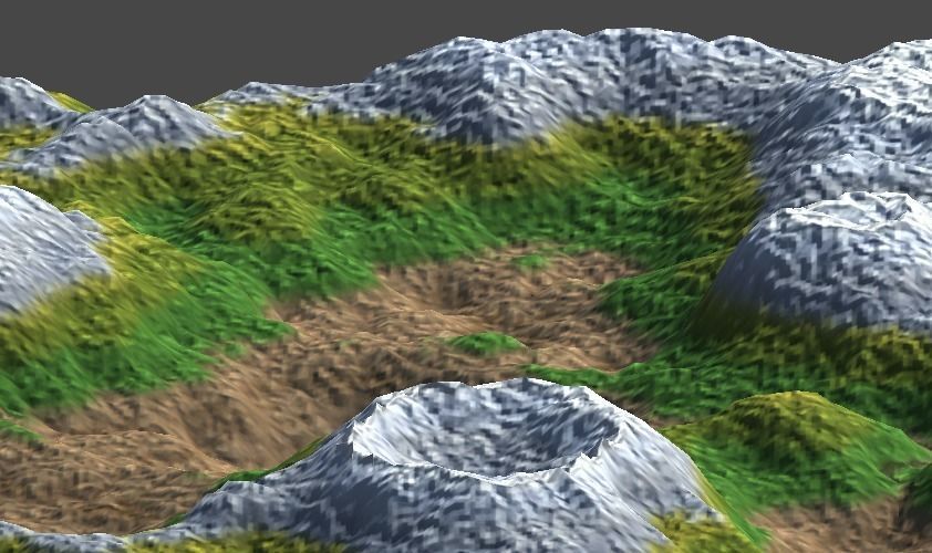 land2 two terrain 3D model_4