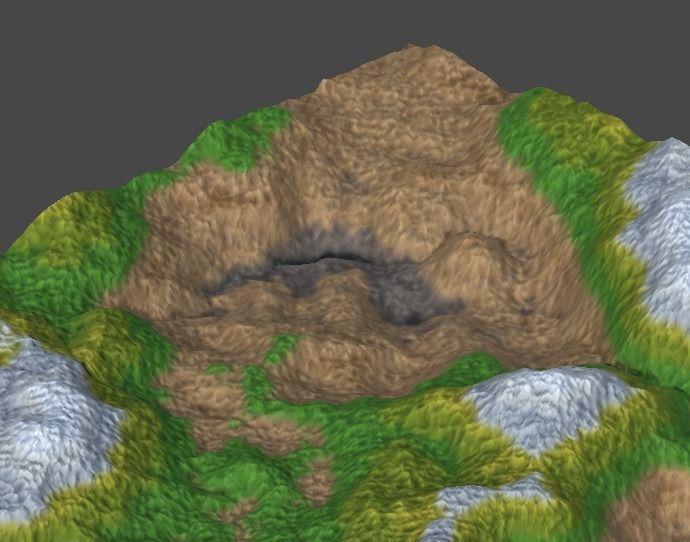 land2 two terrain 3D model_6
