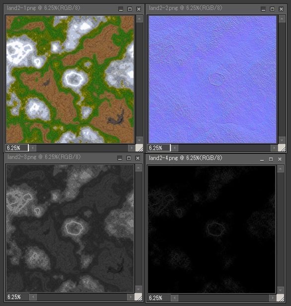 land2 two terrain 3D model_11