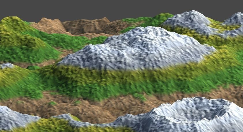 land2 two terrain 3D model_3