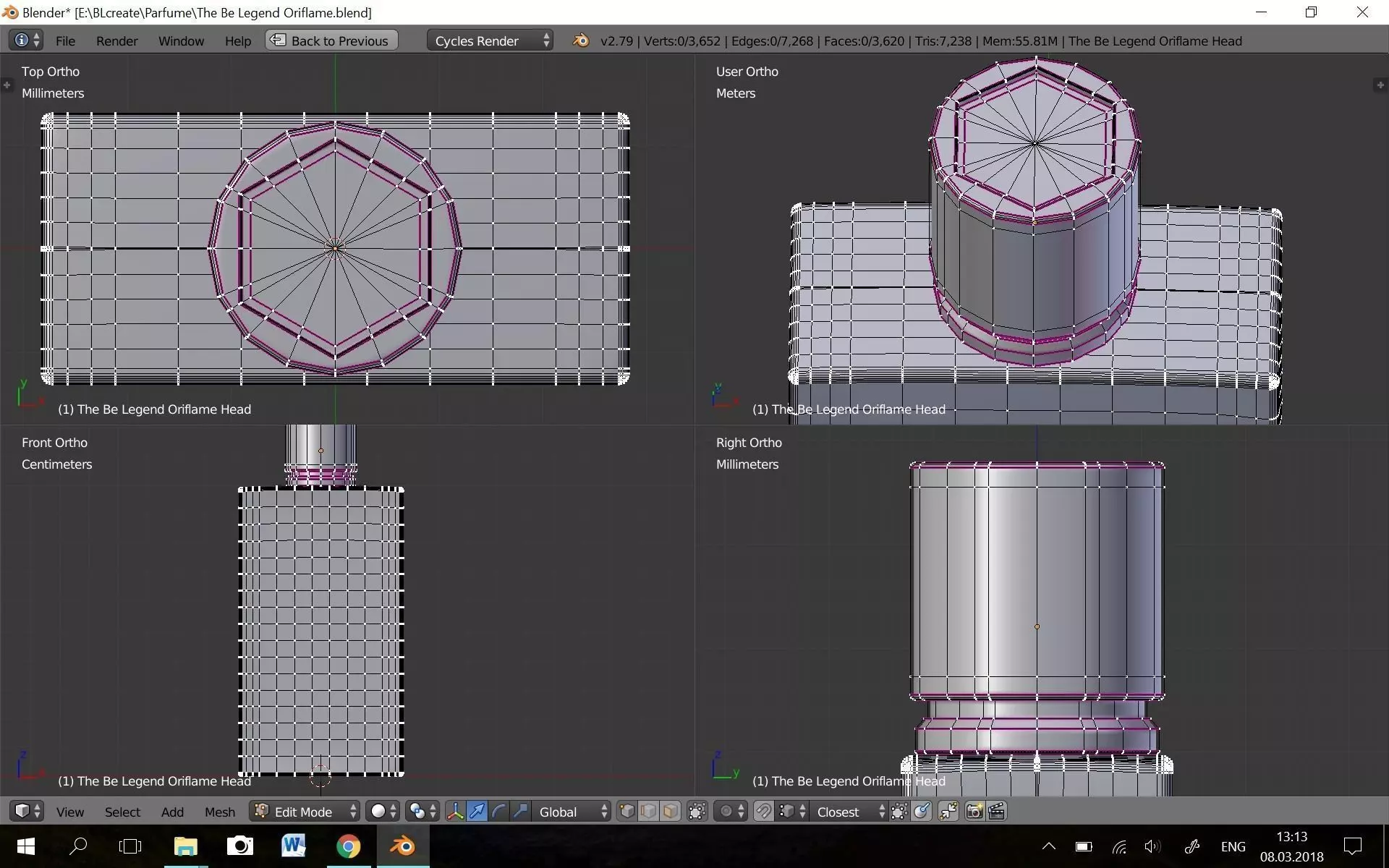 The Patfume No1 3D model_0