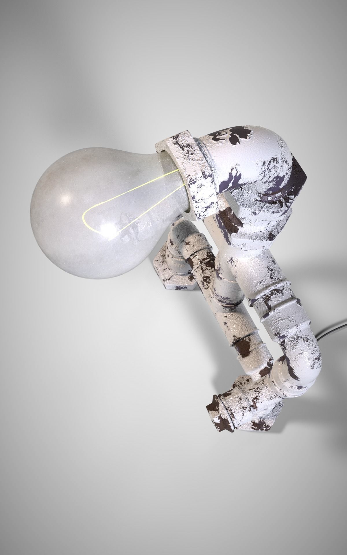 lamp man Free 3D model_2