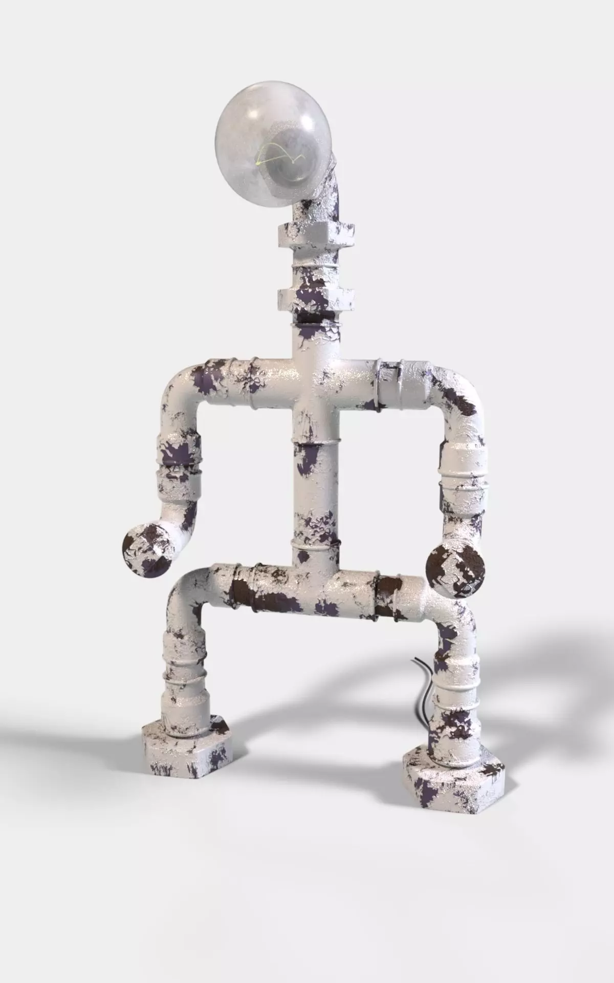 lamp man Free 3D model_0