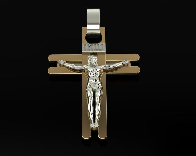 Cross Jesus 3D print model