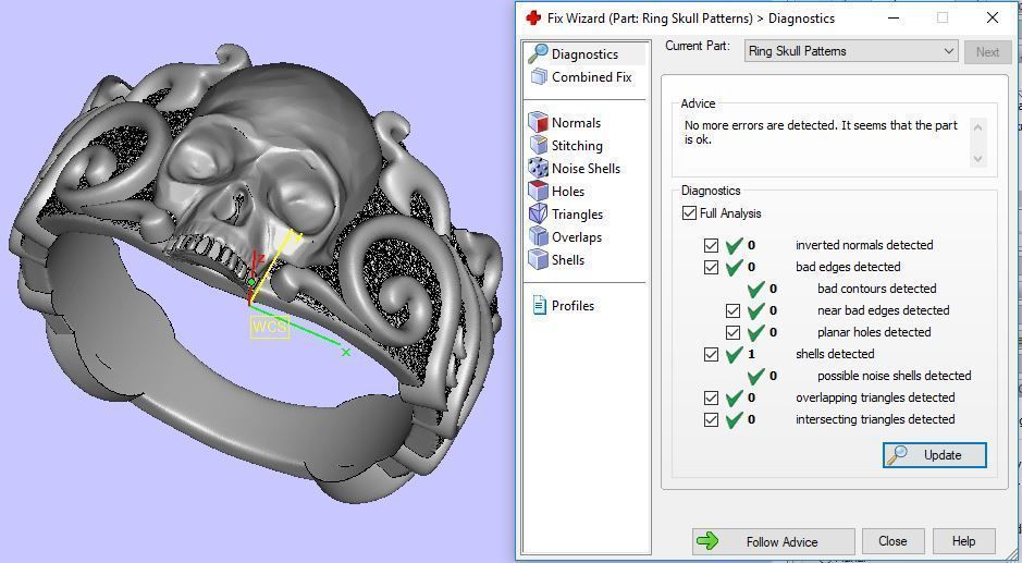 Ring Skull Patterns 3D print model_15