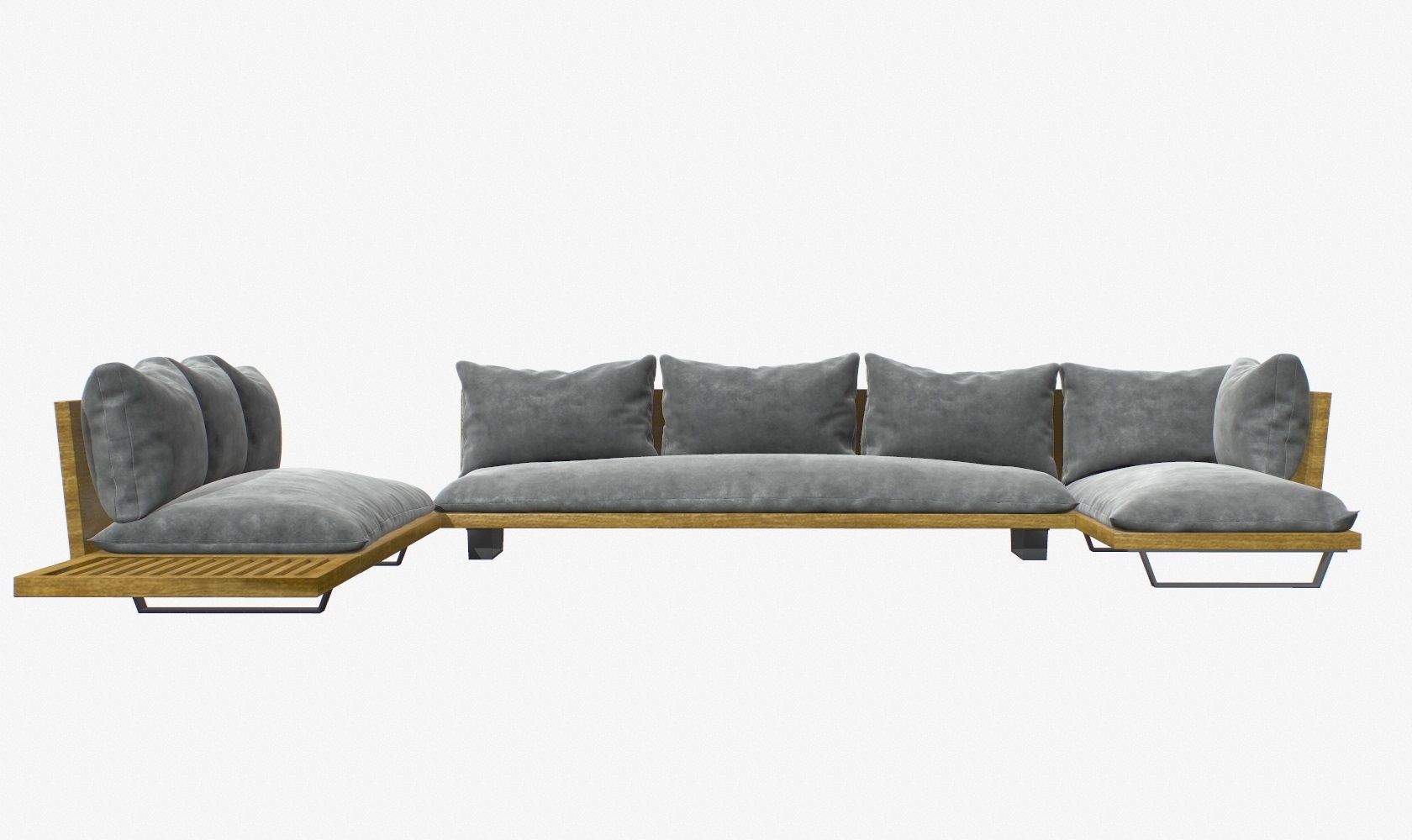 Sectional Sofa 2 3D model_1
