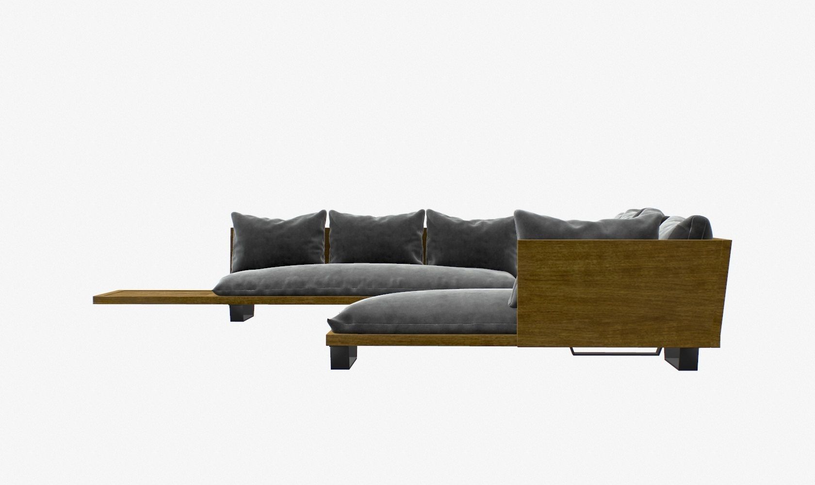 Sectional Sofa 2 3D model_3