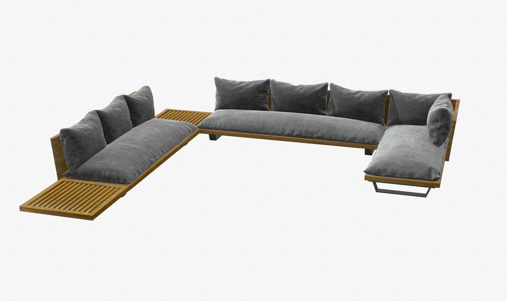 Sectional Sofa 2 3D model_7