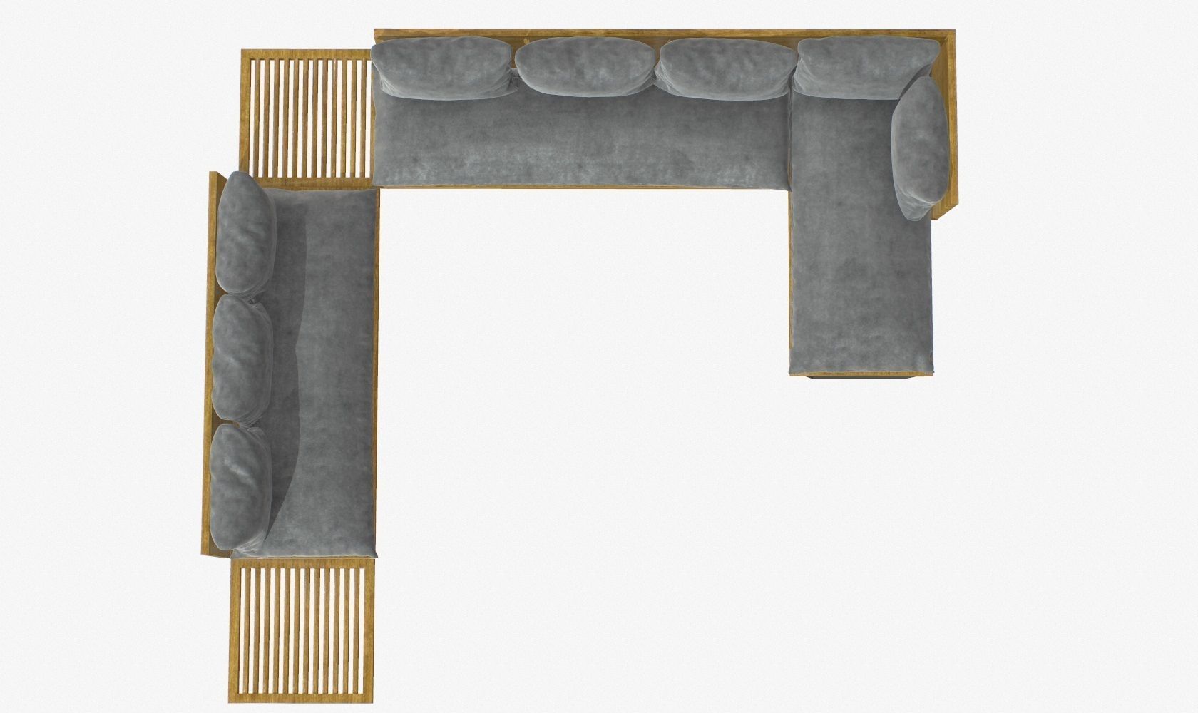 Sectional Sofa 2 3D model_5