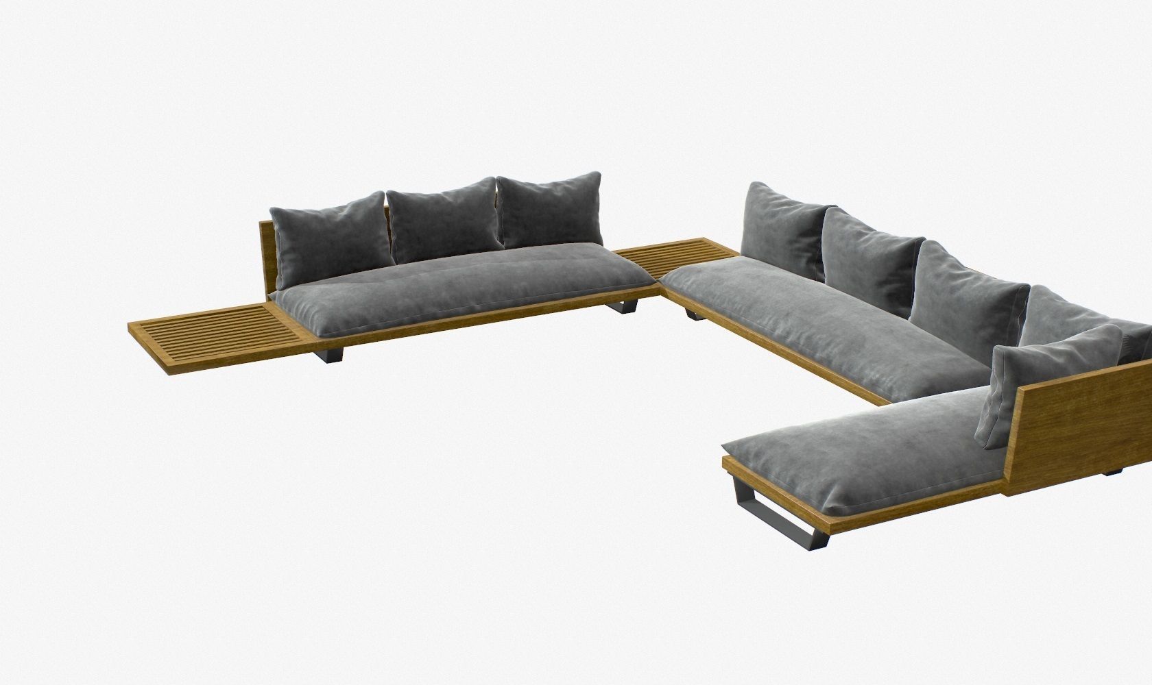 Sectional Sofa 2 3D model_14