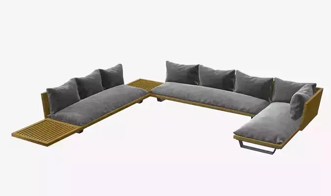 Sectional Sofa 2 3D model