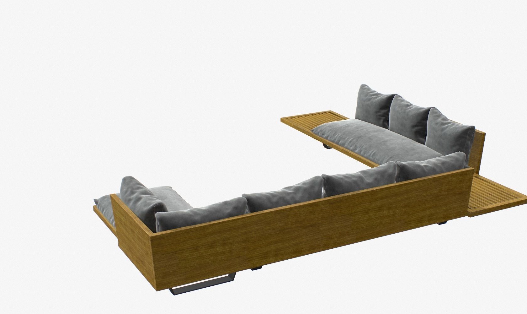 Sectional Sofa 2 3D model_12