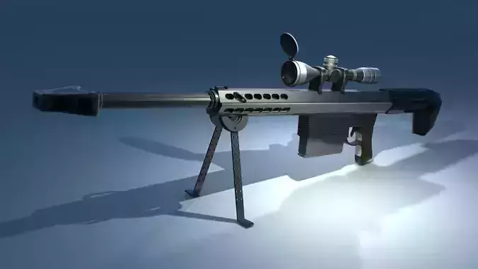 Sniper Rifle 3D model