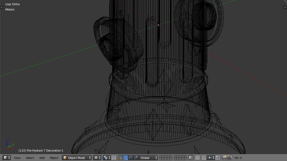 Fire Hydrant 7 - Vintage Safety and Emergency Equipment Low-poly 3D model_19