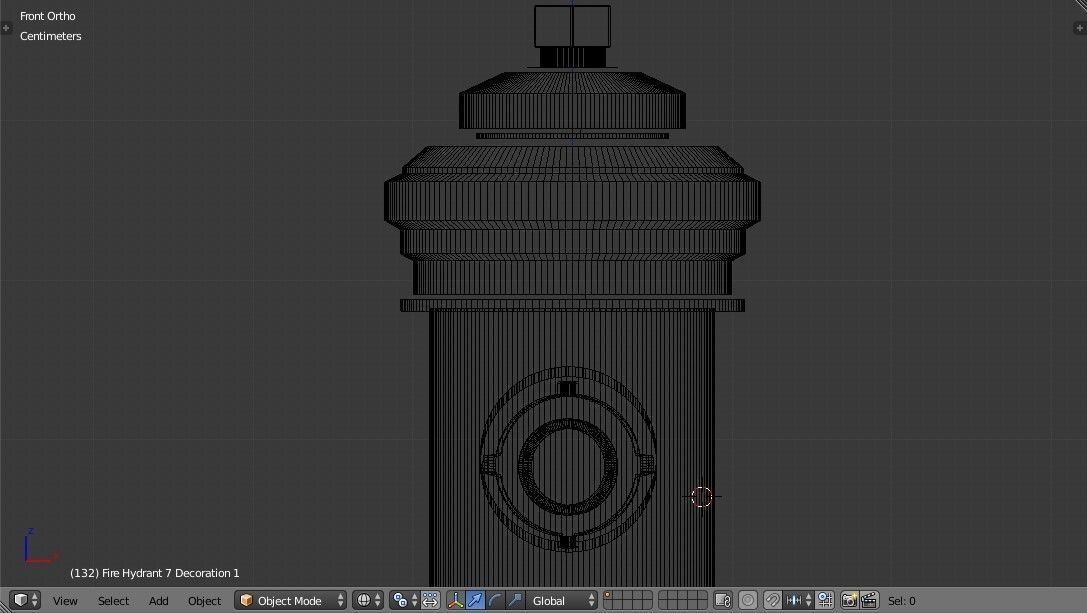 Fire Hydrant 7 - Vintage Safety and Emergency Equipment Low-poly 3D model_17