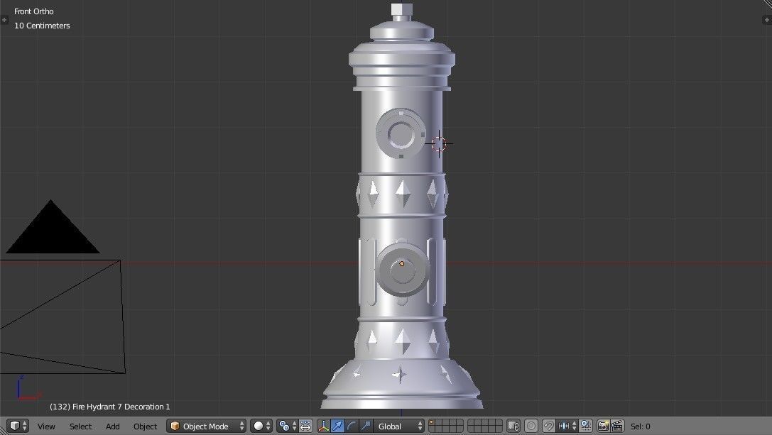 Fire Hydrant 7 - Vintage Safety and Emergency Equipment Low-poly 3D model_21