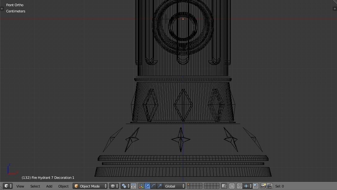 Fire Hydrant 7 - Vintage Safety and Emergency Equipment Low-poly 3D model_18