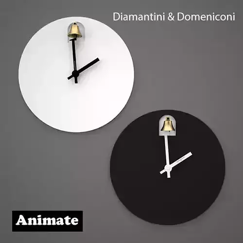 Dinn wall clock  3D model