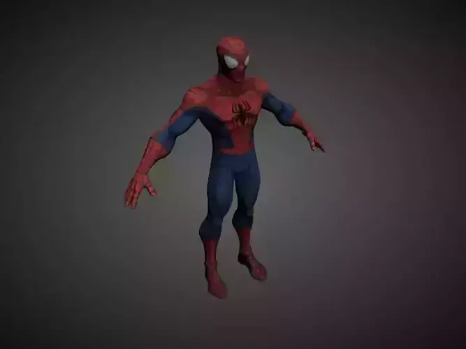 Spiderman Scene Free 3D model