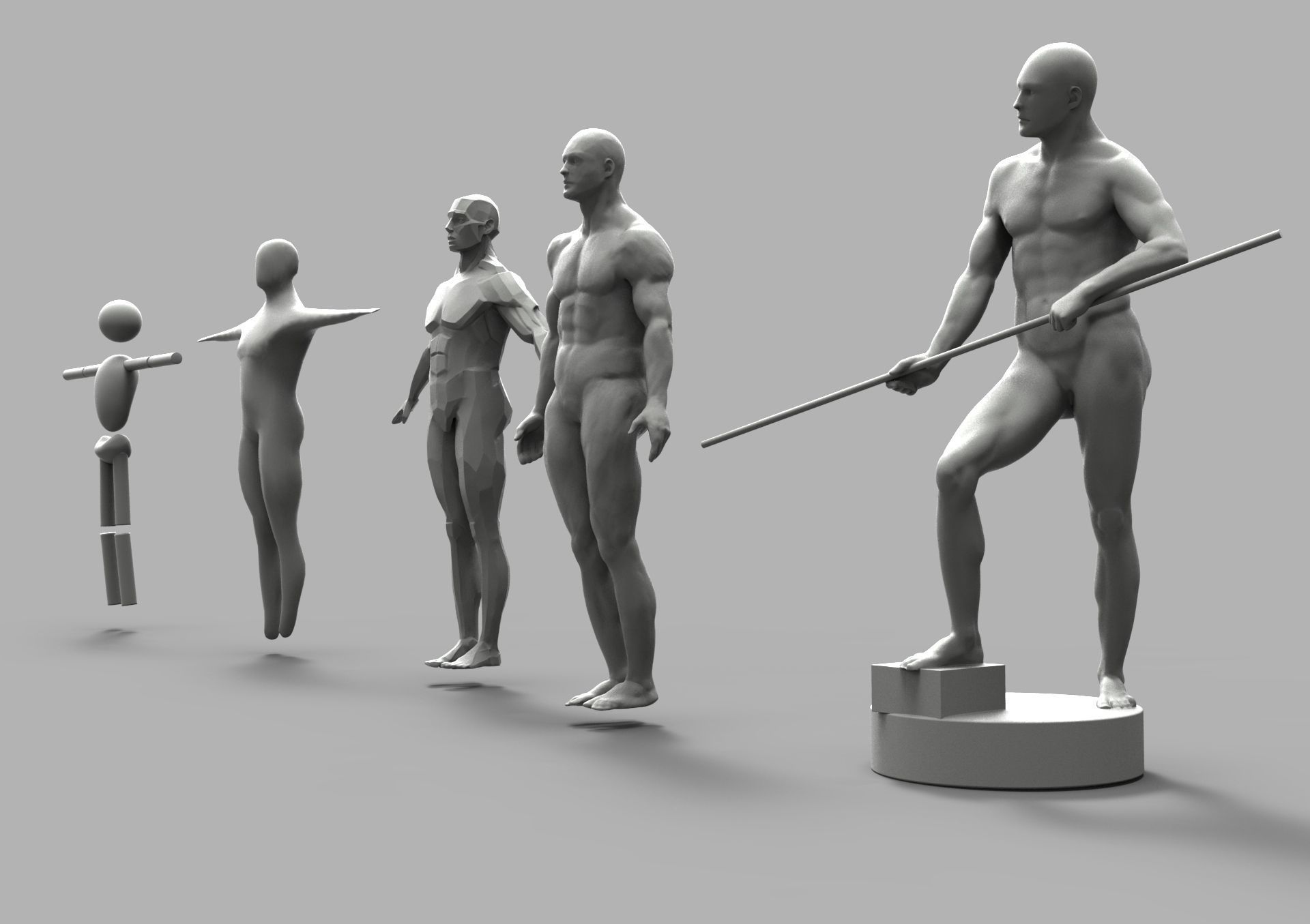 SketchAnatomy  Studying the human figure  3D print model_26
