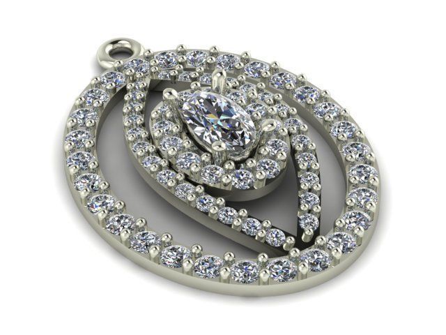 Pendant T01071 3D print model_1