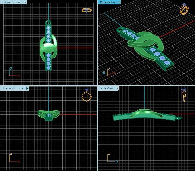 Pendant T01072 3D print model_2