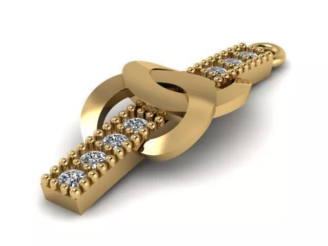 Pendant T01072 3D print model_0